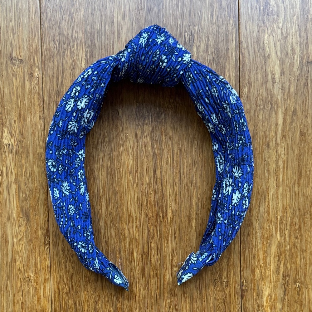 LOFT Floral Blue Headband